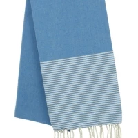 Fouta nid d\'abeille et lurex