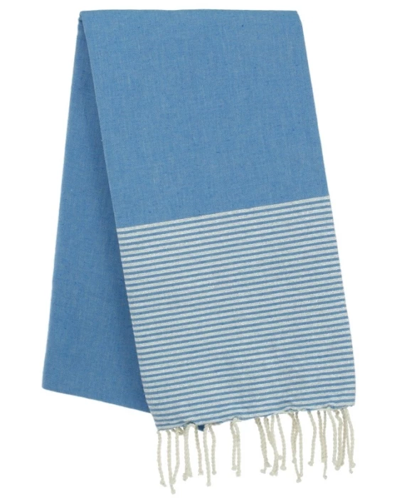 Fouta nid d\'abeille et lurex