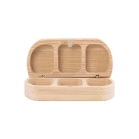 Bamboo pillbox 8 x 4 x 2,5 cm