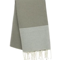 Fouta nid d\'abeille personnalisable