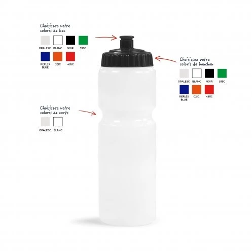 Bouteille 750ml bioplastiques