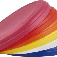 Frisbee recyclé plusieurs couleurs