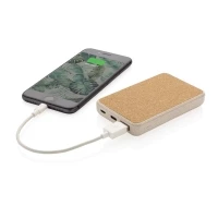 Batterie nomade 5000 mAh liège & fibres blé