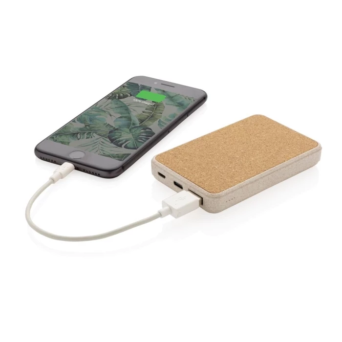 Batterie nomade 5000 mAh liège & fibres blé