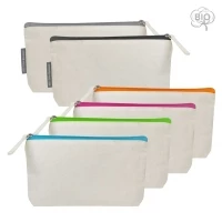 Trousse coton bio zip coloré