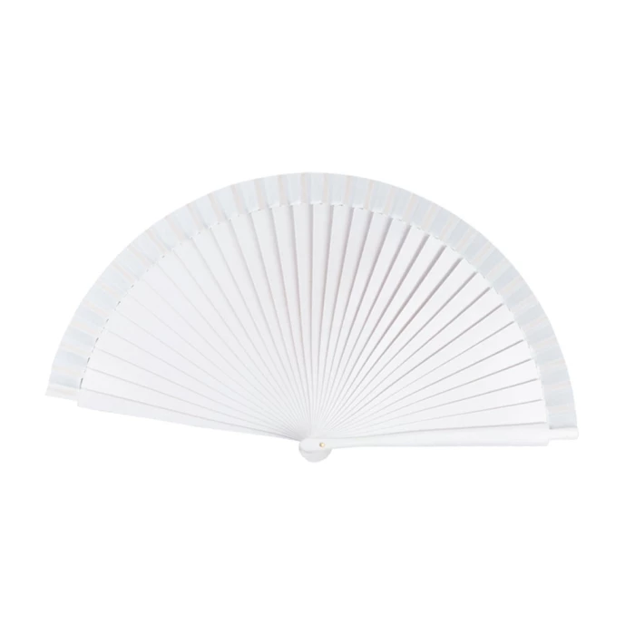 Lacquered wood fan