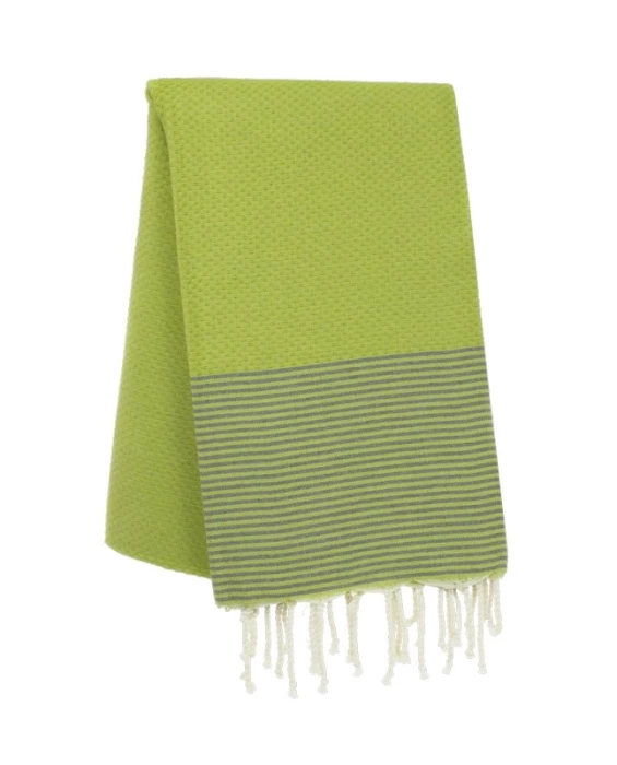 Fouta nid d\'abeille personnalisable