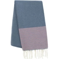 Fouta nid d\'abeille personnalisable