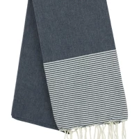 Fouta nid d\'abeille et lurex