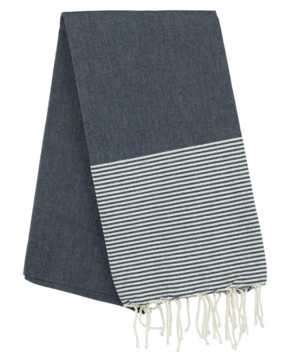 Fouta nid d\'abeille et lurex