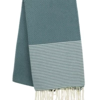 Fouta nid d\'abeille personnalisable