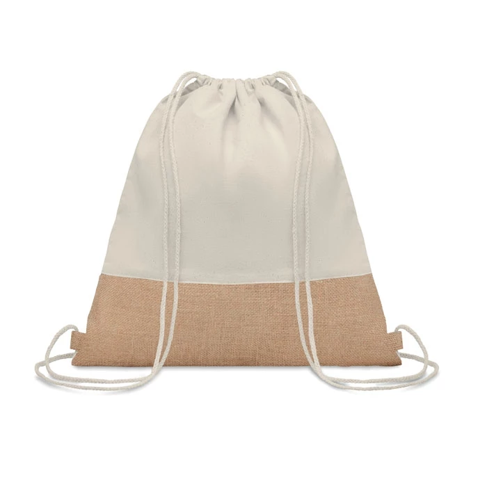 Sac Coton & Jute 38 x 41 cm