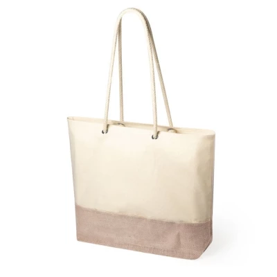 Jute & coton bag  48 x 35 x 15 cm