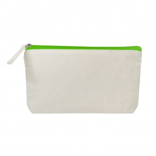 Trousse coton bio zip coloré