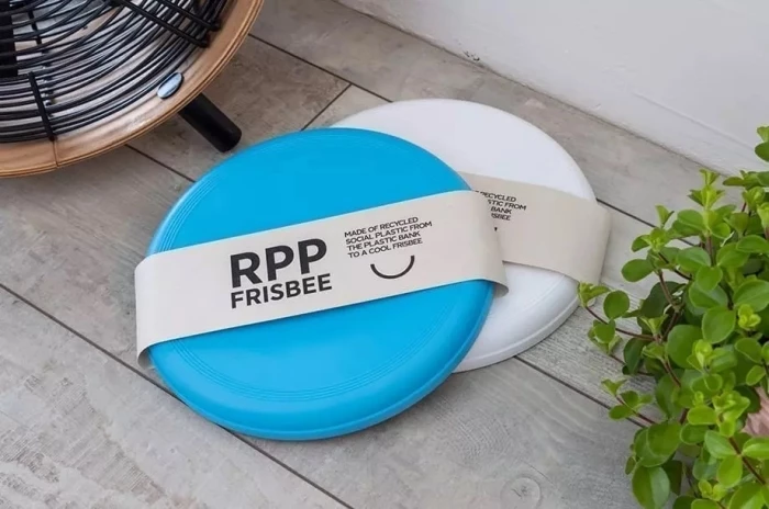 Frisbee en plastique recyclé