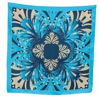 Foulard sur-mesure bleu