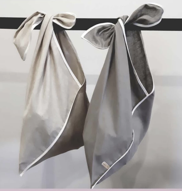 Sac Origami lin & coton 58 x 70 cm