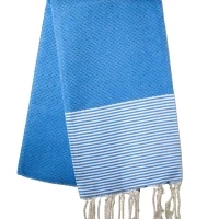 Fouta nid d\'abeille personnalisable