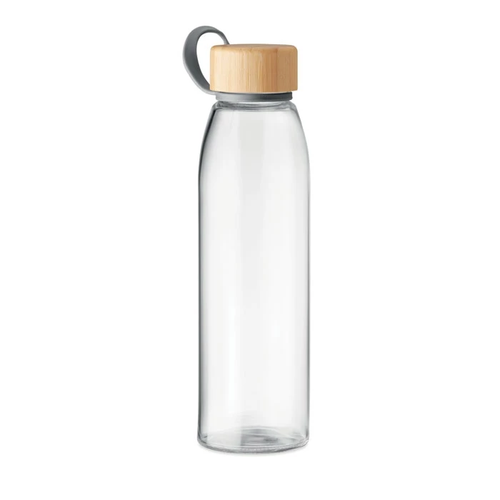 Bouteille 500 ml verre & bambou