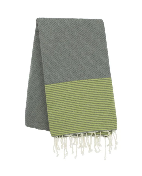 Fouta nid d\'abeille personnalisable