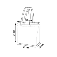 Sac Tote bag 120gr  21/32 x 24 x 10 cm