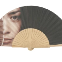 Wood and cotton fan full print