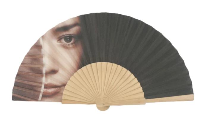 Wood and cotton fan full print