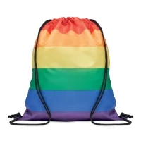 Sac cordons arc en ciel RPET