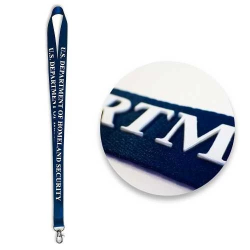 Lanyard polyester satiné