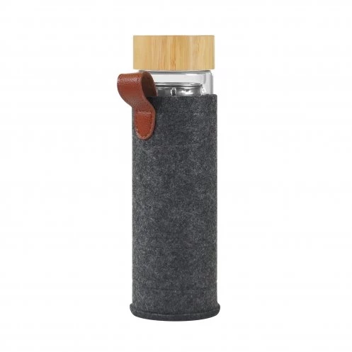 Bouteille personnalisée avec infuseur à thé en inox - 470ml - THERMOXTHE -  Vertlapub