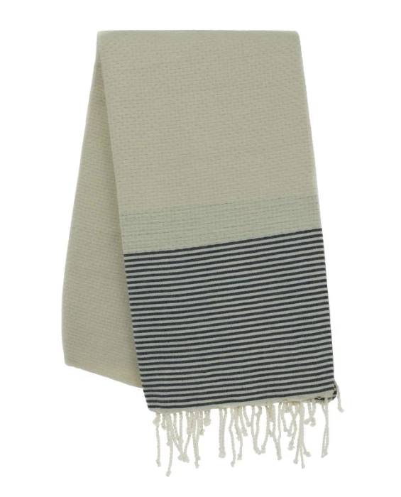 Fouta nid d\'abeille personnalisable