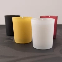 Bougie verre coloré 55gr