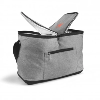 Double-compartment cooler bag