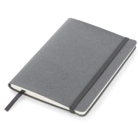 Carnet A6 cuir & coton recyclé