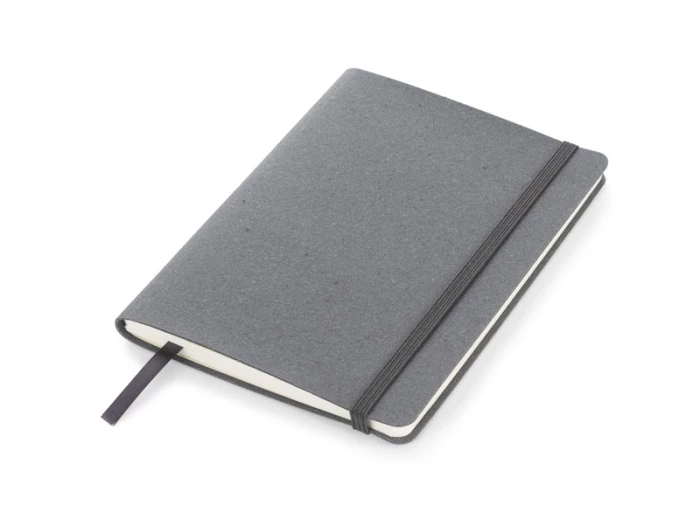 Carnet A6 cuir & coton recyclé