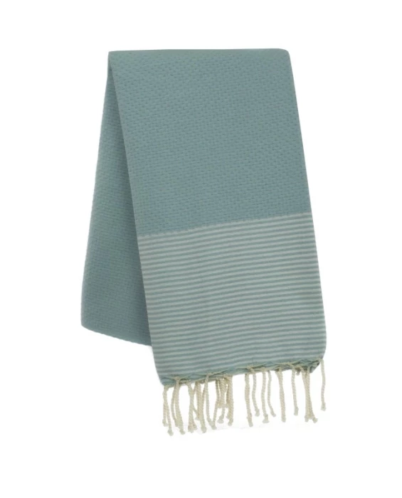 Fouta nid d\'abeille personnalisable