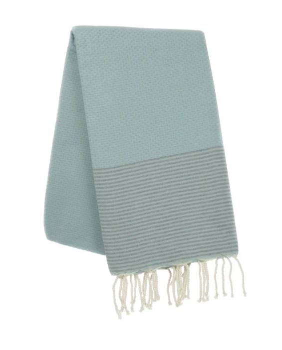 Fouta nid d\'abeille personnalisable