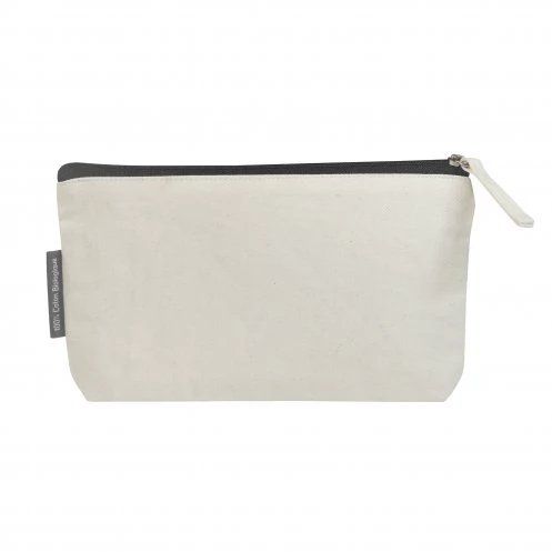 Trousse coton bio zip coloré