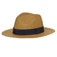 Chapeau tressé effet paille