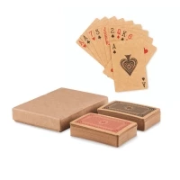 Set de 2 jeux de 54 cartes recyclées