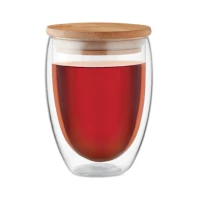 Verre borosilicate & bambou double paroi