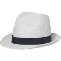 Urban straw effect hat