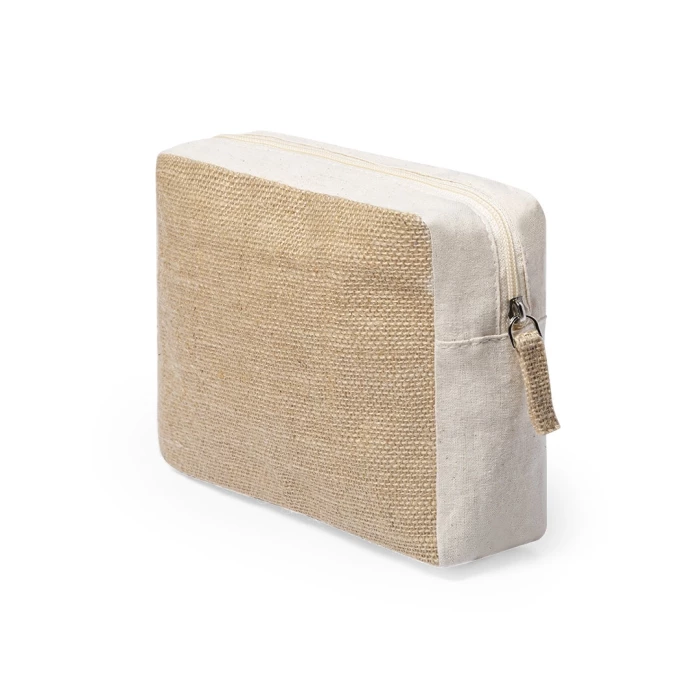 Trousse coton & jute 20 x 15 x 6 cm