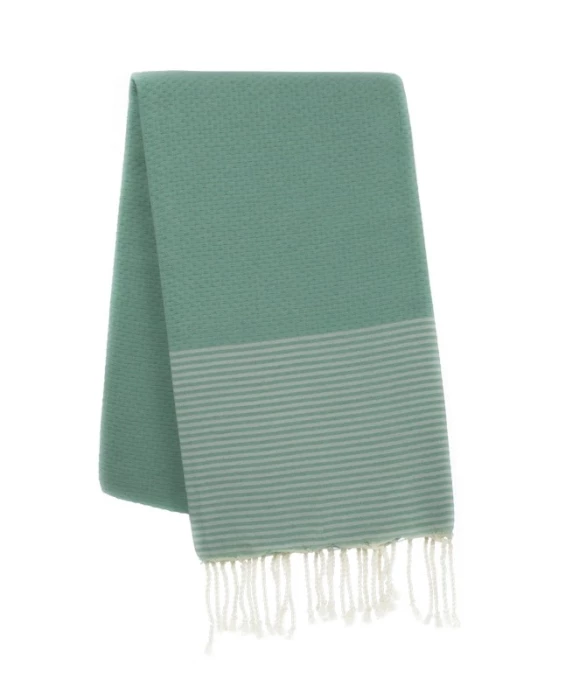 Fouta nid d\'abeille personnalisable