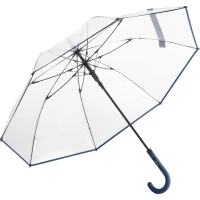 Parapluie transparent bordures colorées Ø105 cm