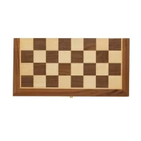 Jeu d\'echecs pliable en bois 