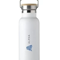 Bouteille acier inox et bambou double paroi 500 ml