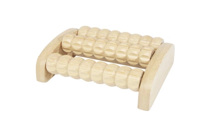 Rouleau de massage pieds en bambou
