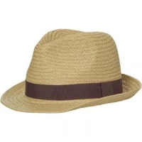 Urban straw effect hat