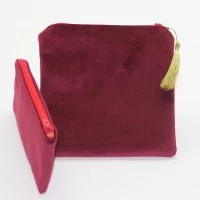 Trousse Velours avec pompon